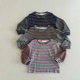 Toddler Wide Thin Stripes Casual Sweatshirt