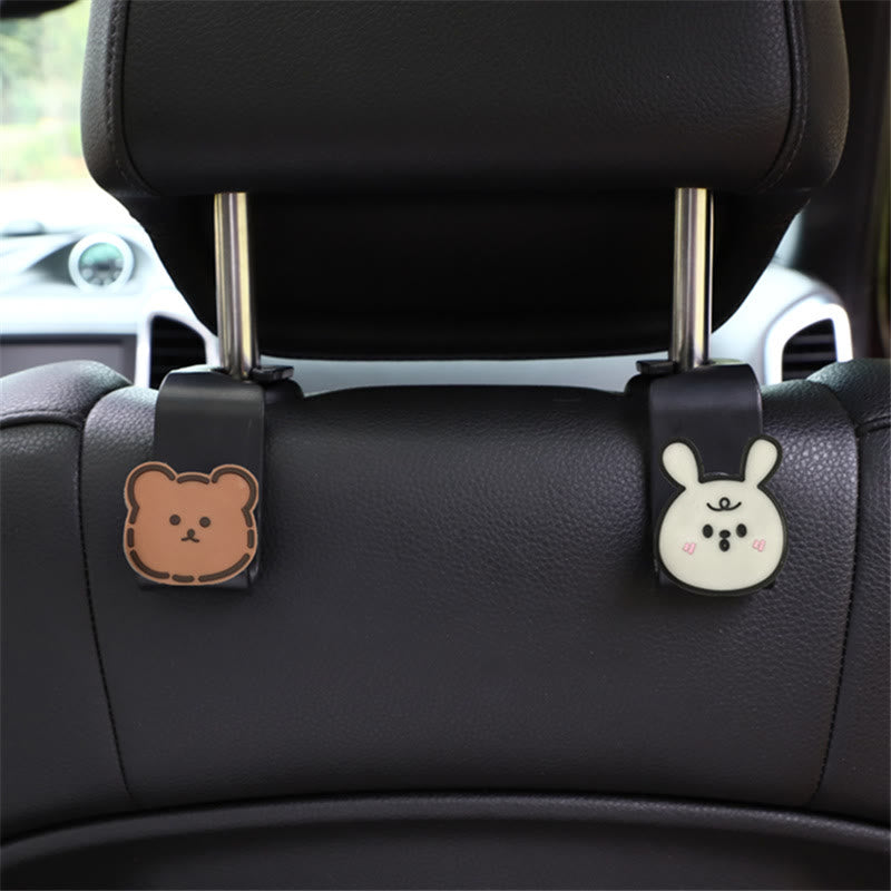 Cartoon Animal Car Seat Headrest Hook