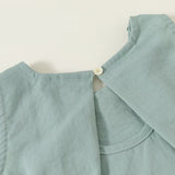 Toddler Girl Solid Color A Line Loose Dress