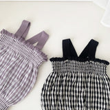 Toddler Girl Plaid Knitted Camisole
