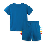HELLO Toddler Boy Dinosaur Tee and Shorts Set