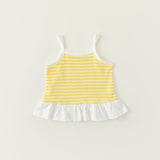 Toddler Girl Color Block Plaid Camisole