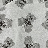 Toddler Bow Teddy Bear Casual Sweatshirt