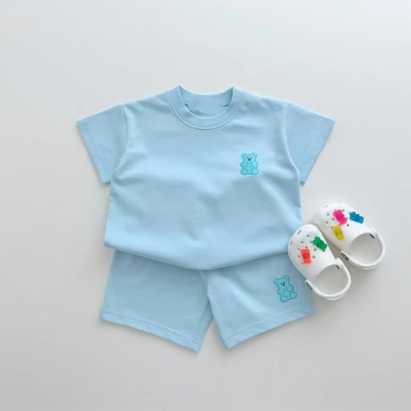 Baby Toddler Gummy Bear Tee and Shorts Set