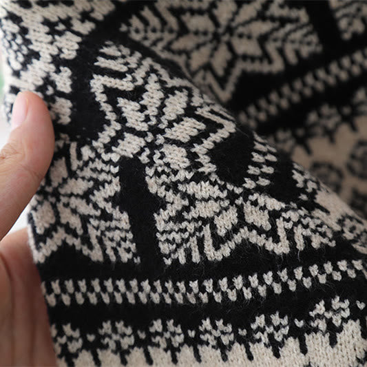 Toddler Vintage Knitted Jacquard Design Sweater