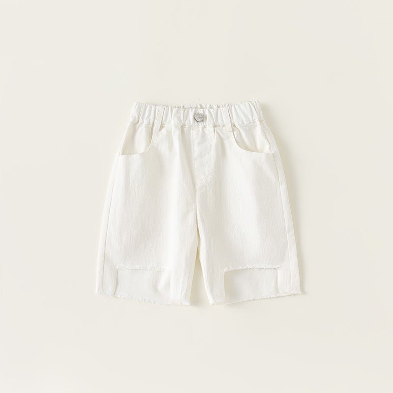 Toddler Boy Irregular Denim Shorts