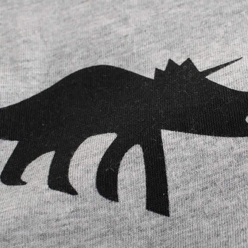Toddler Boy Dinosaur Crew Neck Loose T-shirt
