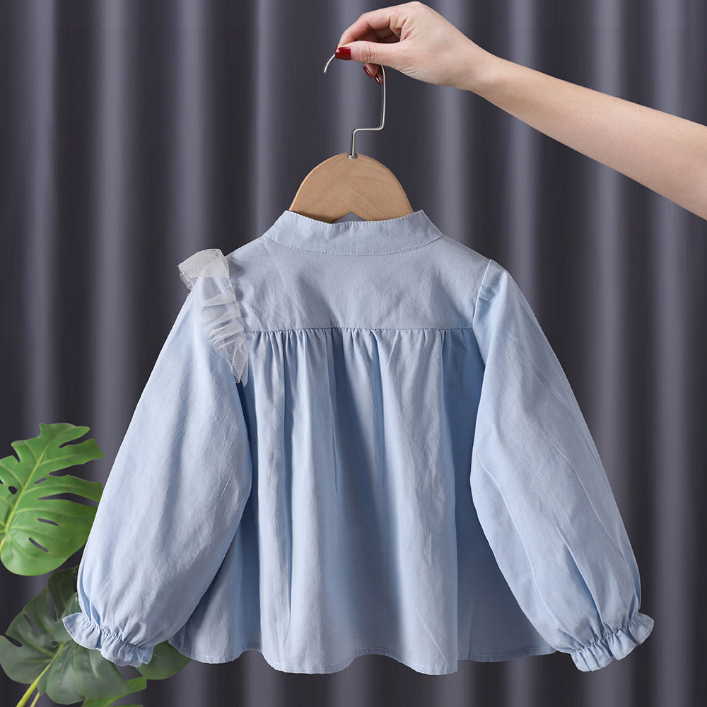 Toddler Girl Sweet Lace Blouse