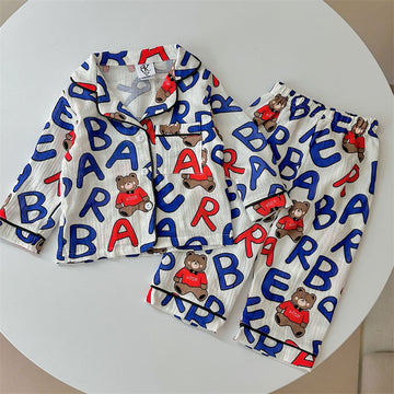 BEAR Toddler Slogan Teddy Pajamas Set