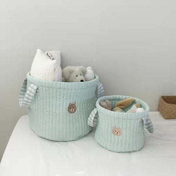 Baby Embroidered Bear Diaper Bag Toys Organizers
