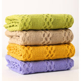Toddler Knitted Solid Color Round Neck Loose Sweater