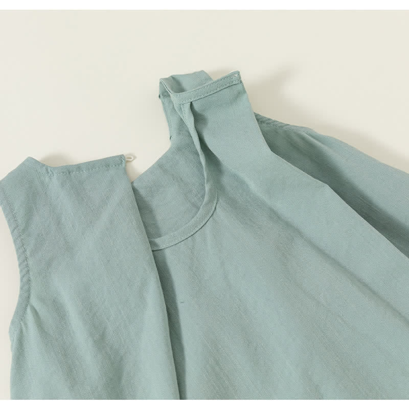 Toddler Girl Solid Color A Line Loose Dress