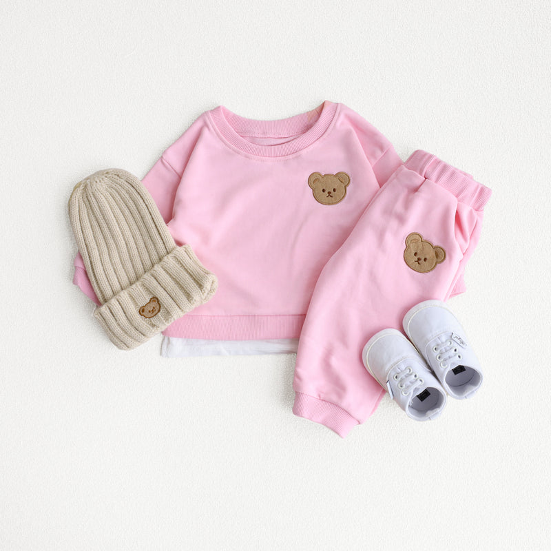 Baby Toddler Cute Bear Sweatshirt & Pants Set