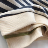Toddler Boy Striped Crew Neck Casual Sweatshirt