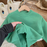 Toddler Solid Color Sweater