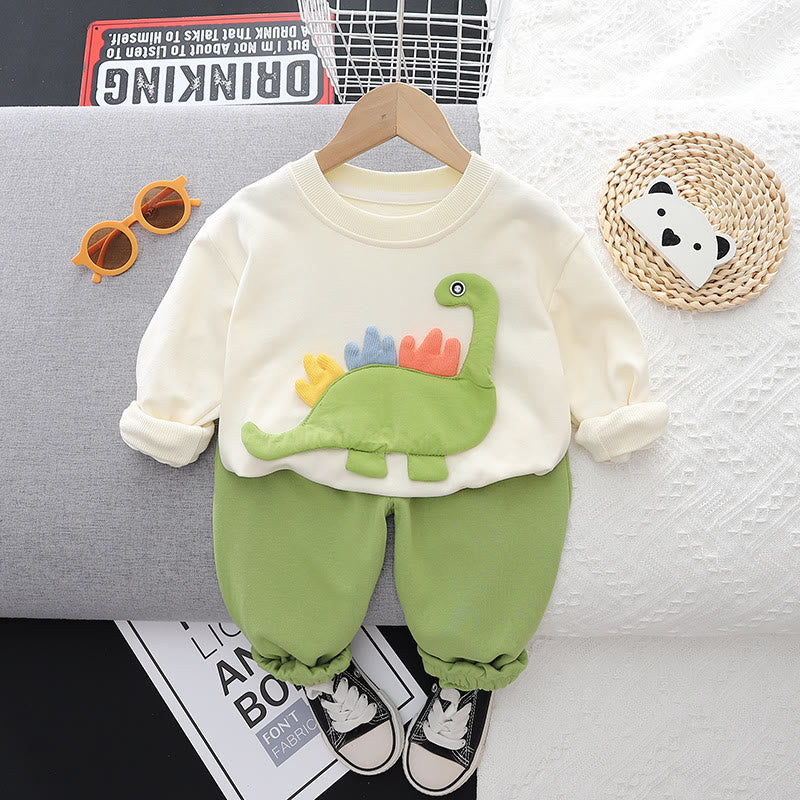 Toddler Dinosaur Sweatsuit 2 Pieces Set