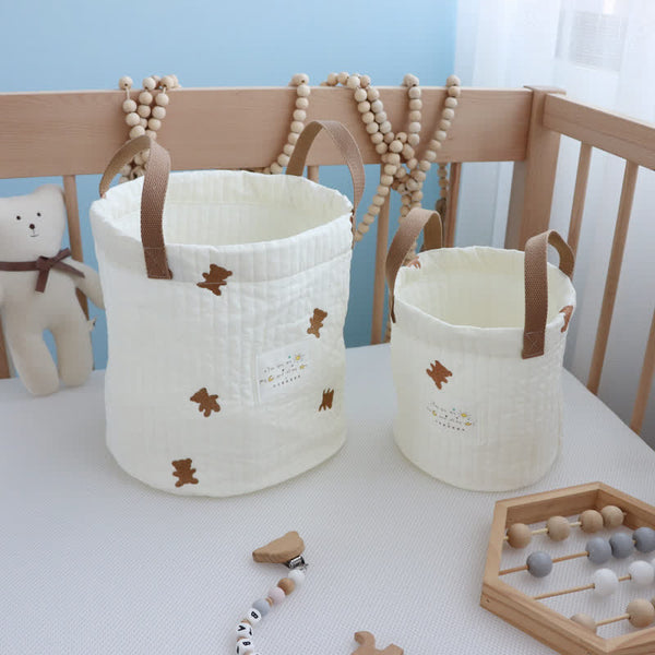 Baby Embroidered Bear Toys Organizers