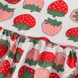 Toddler Strawberry Cherry Flower Sling Dress