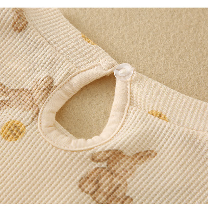 Toddler Girl Bear Lace Trim Shirt and Pants Set