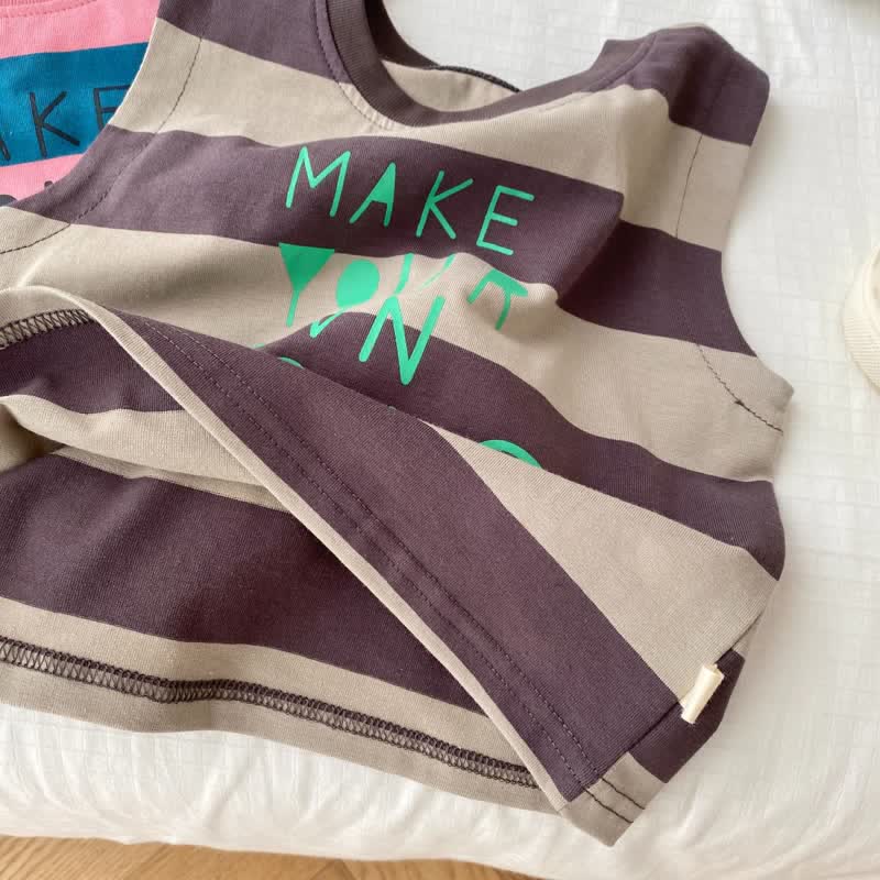 MAKE YOUR OWN MAGIC Baby Toddler Striped Tank Top