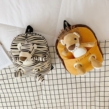 Cartoon Animals Plush Backpack