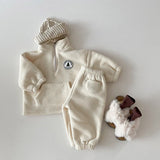 I WANT OUTSIDE TODAY Baby Polar Fleece Pullover & Pants Set