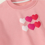 Toddler Girl Heart Sweatshirt