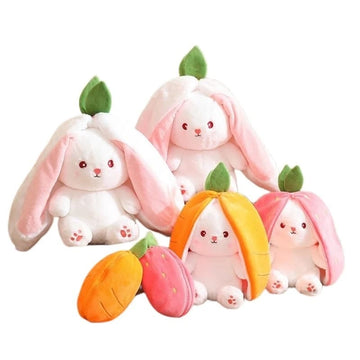 Baby Cosplay Strawberry Carrot Rabbit Plush Toy