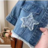 Toddler Girl Denim Star 2 Pieces Set