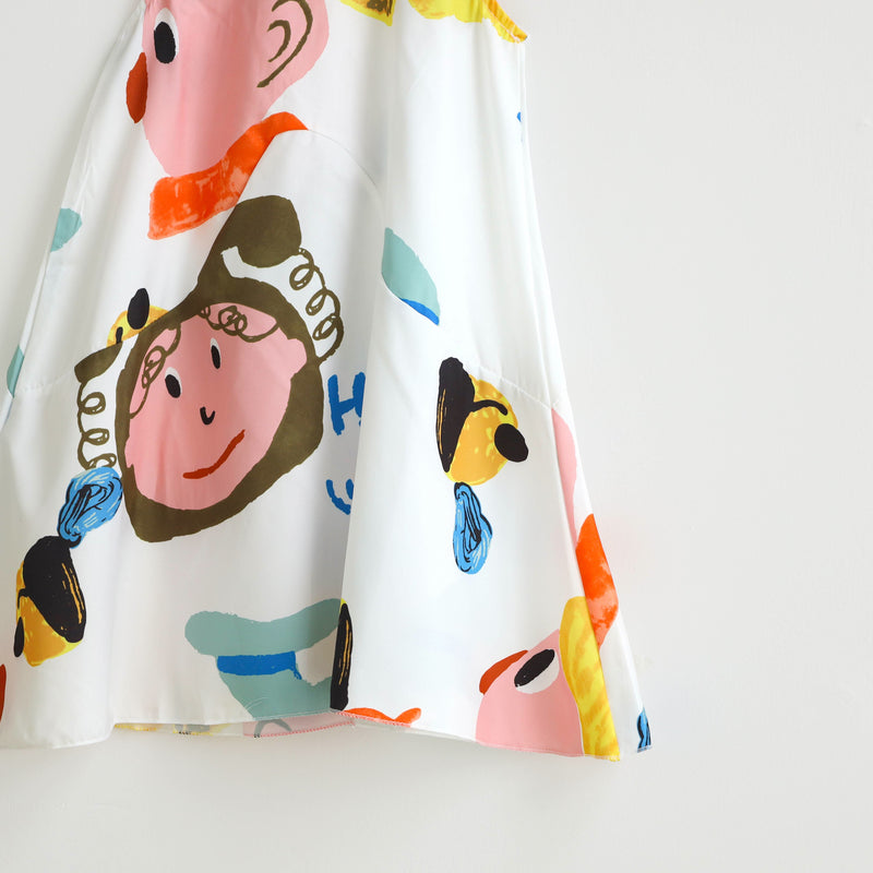HI Toddler Girl Graffiti A Line Dress