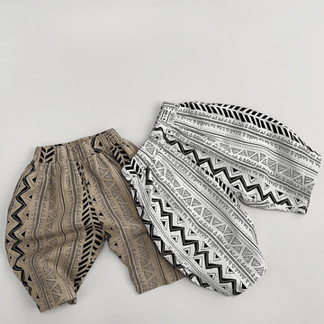 Toddler Boy Geometric Capri Pants