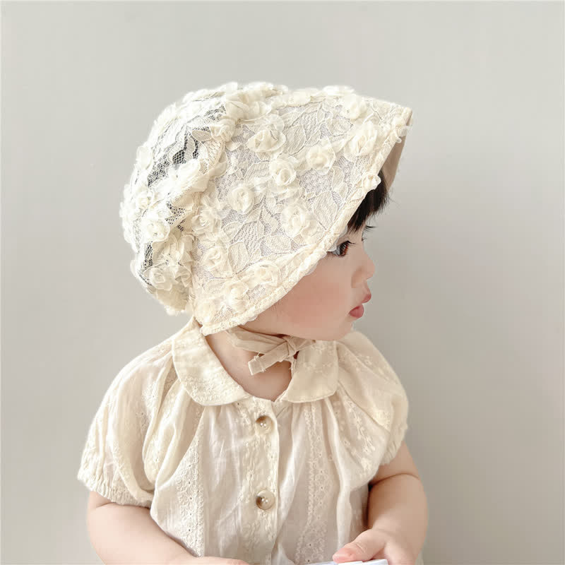 Baby Rose Flower Sun Hat