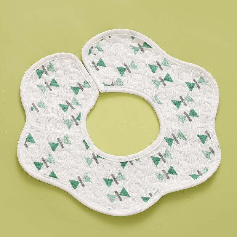 Baby Four Layer Fruit Dino Absorbent Bib 1 Piece