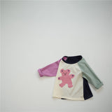 Toddler Bear Color Block Sweatshirt