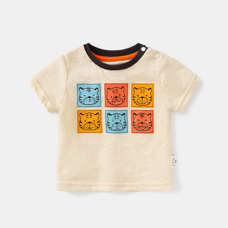 Baby Toddler Tiger Crew Neck Tee