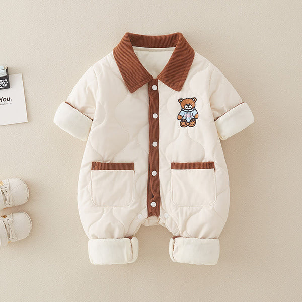 HUG Baby Bear Polo Quilted Romper