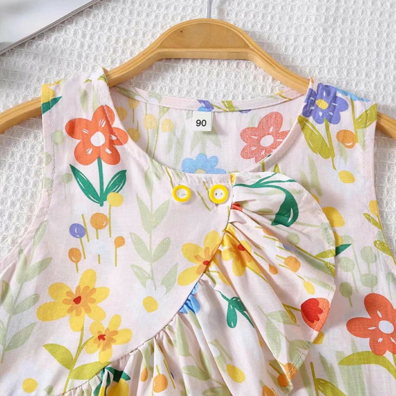 Toddler Girl Flower Pajama 2 Pieces Set