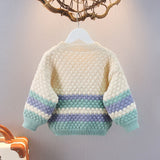 Toddler Solid Color Loose Sweater