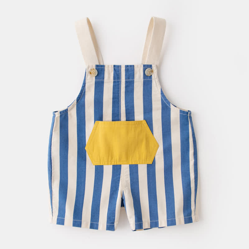 Baby Toddler Striped Suspender Pants