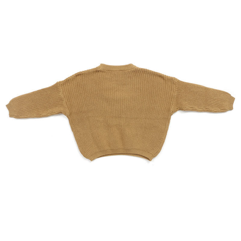 Baby Toddler Solid Color Warm Sweater