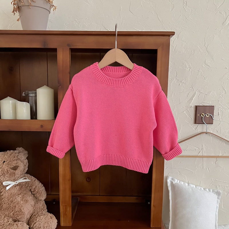 Toddler Solid Color Sweater