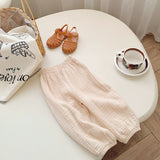 Toddler Solid Color Versatile Pants