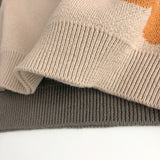 Toddler Color Block Knitted Sweater