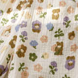 Toddler Girl Bear Flower Heart Pants