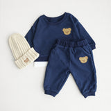 Baby Toddler Cute Bear Sweatshirt & Pants Set