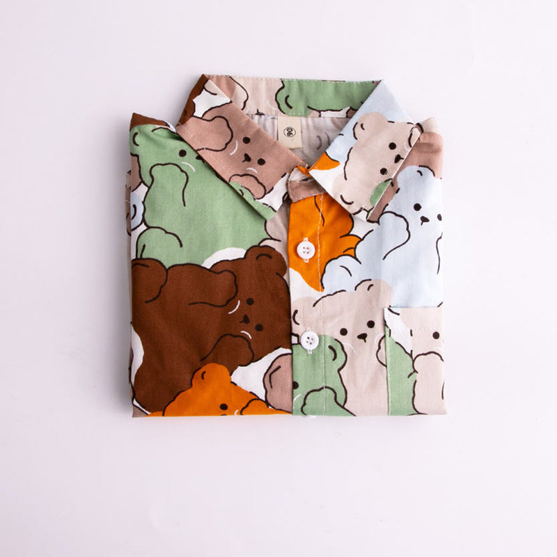 Toddler Boy Bear Multicolor Shirt