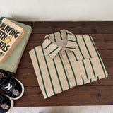 Toddler Boy Striped Pocket Polo Shirt