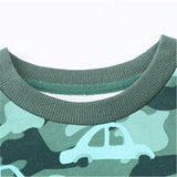 Toddler Camouflage Car Color Block 2 Pieces Set