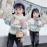 Toddler Solid Color Loose Sweater