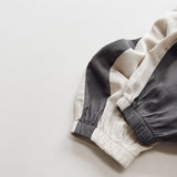 Toddler Boy Color Block Linen Casual Pants